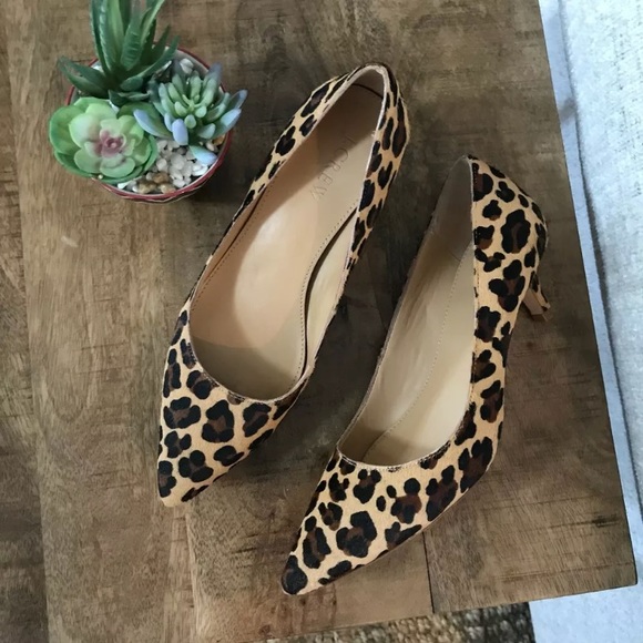 J. Crew Shoes - J. Crew factory calf hair kitten heels